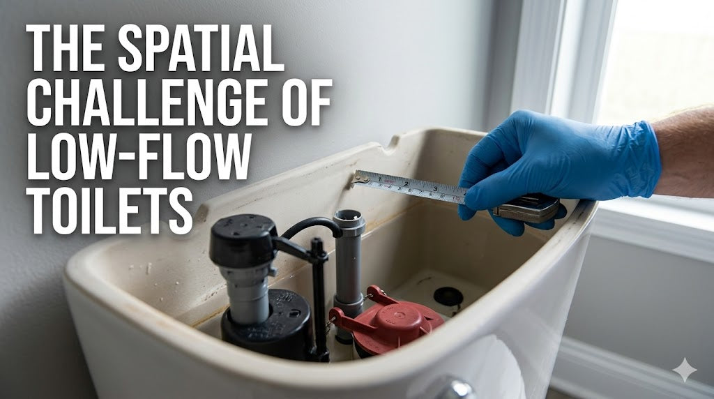 Low-flow toilets and why some cleaners behave differently