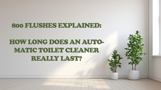 800 Flushes Explained: How Long Does an Automatic Toilet Cleaner Really Last?