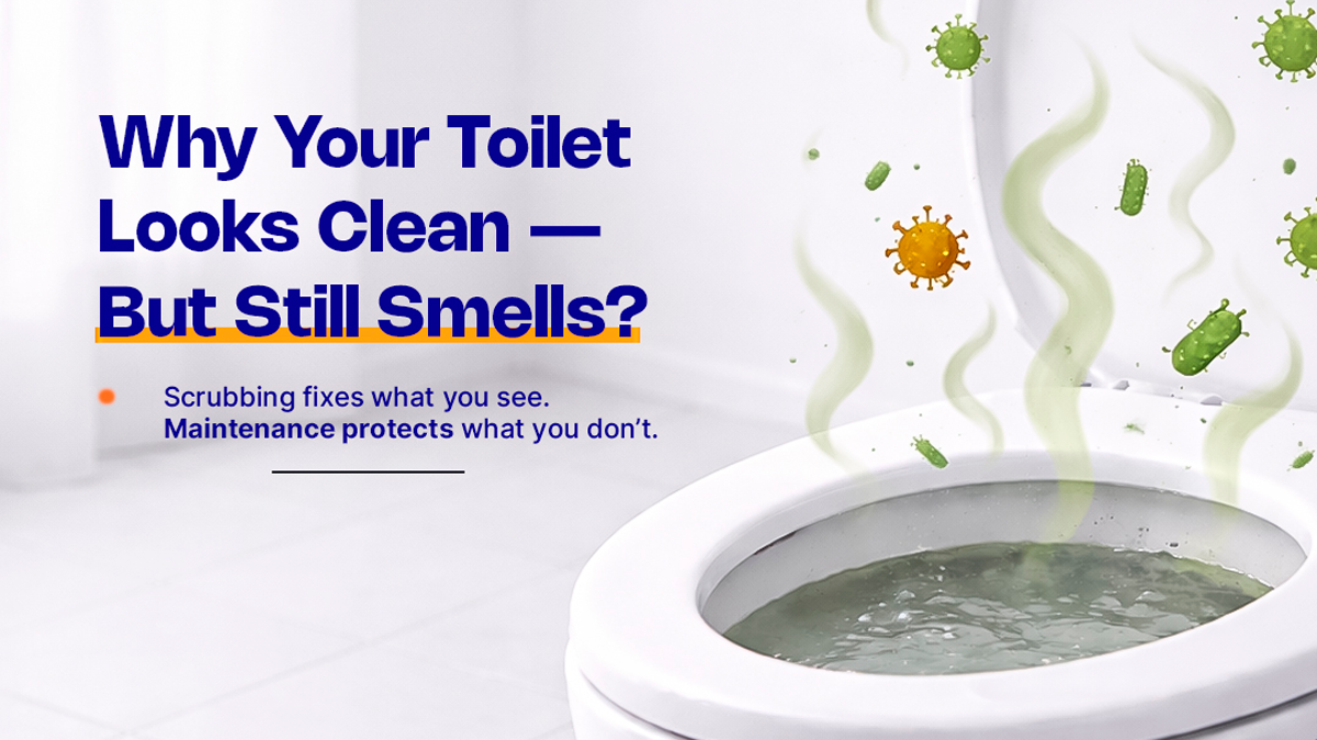 Why Your Toilet Looks Clean — But Still Smells