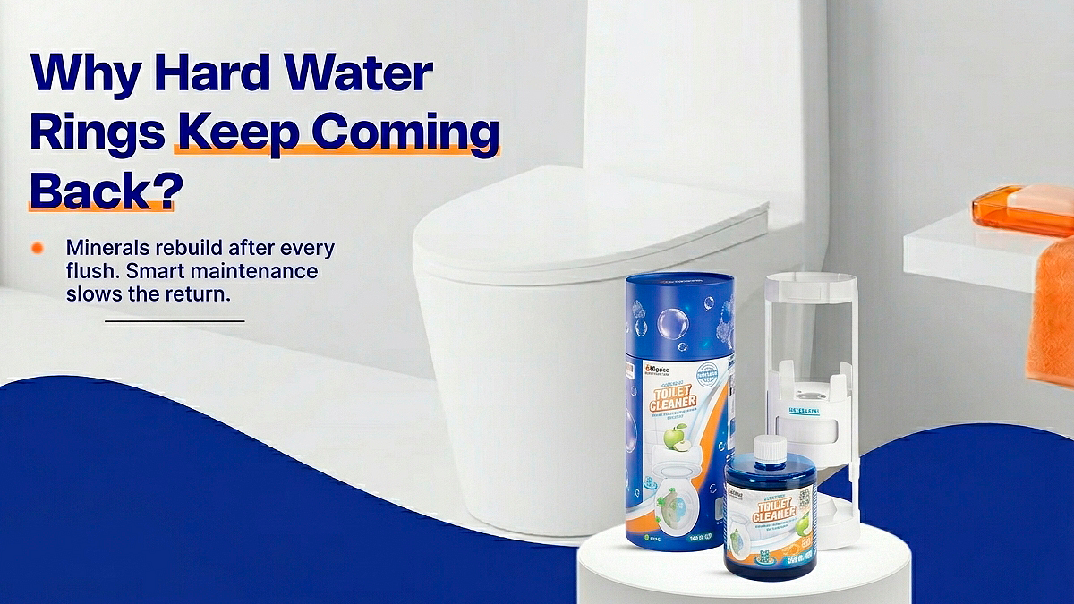 Why Those Stubborn Hard Water Rings Keep Coming Back </br>(and How to Stop Them)?!