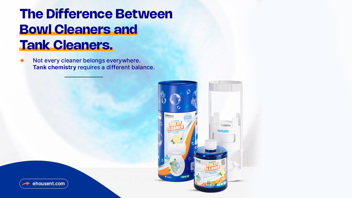 The Difference Between Bowl Cleaners and Tank Cleaners