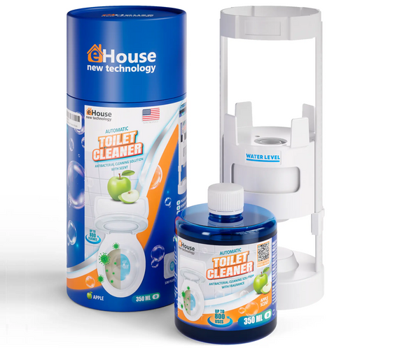 Automatic Toilet Bowl Cleaner Kit (Device + 350ml Bottle)