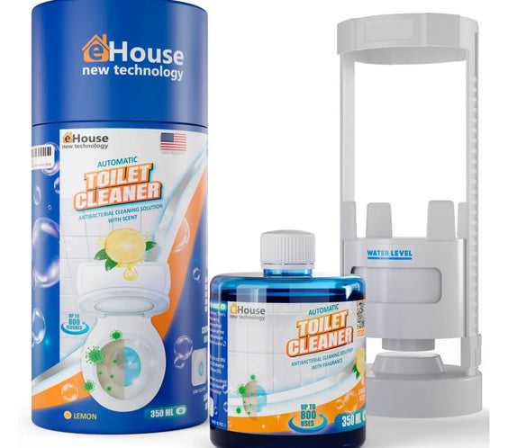 Automatic Toilet Bowl Cleaner Kit (Device + 350ml Bottle)